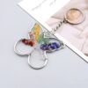 oly-aaba86c2c2ce4b4912bcebda2db94331 Wholesale Metal Tree of Life Keychain Pendant with Natural Crystal Stones Fashion Accessory Bag Charm Boutique Resale