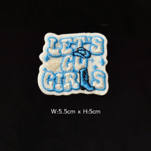 Blue Lets letters