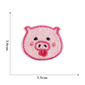 Pig cloth stickers 1#