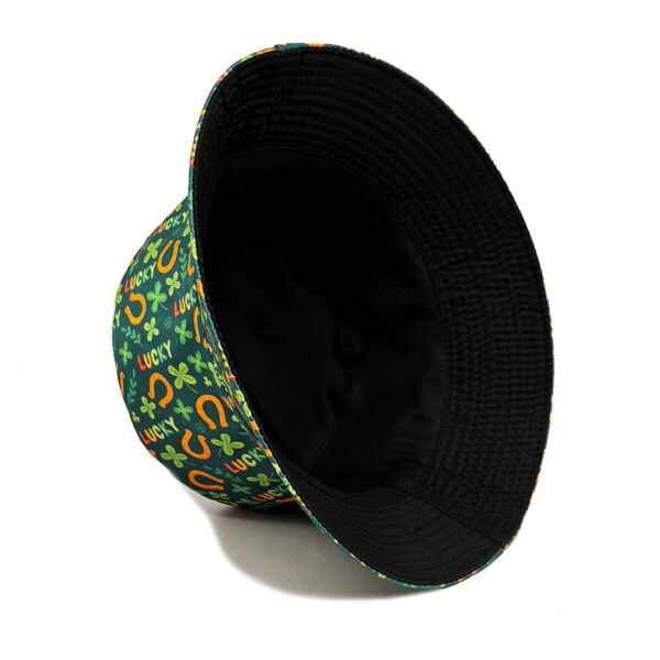 oly-aaf8f3134df88a3af04f2c6d12be7266 Wholesale Trendy St. Patrick's Day Clover Print Fisherman Hat for Everyday Use and Gift