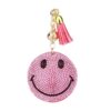 Wholesale Face Flannel Keychain Rhinestone Tassel Wedding Gift Bag Charm