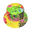 Wholesale Reversible Tie Dye Graffiti Bucket Hat Outdoor Sun Protection Casual Hat