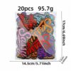 Wholesale Leopard Print English Slogan Embroidered Patches Set of 20 Decorative Clothing Accessory
