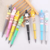 Wholesale Silicone Beaded Pen Cartoon Animal 3D DIY Creative Writing Pen for Resale