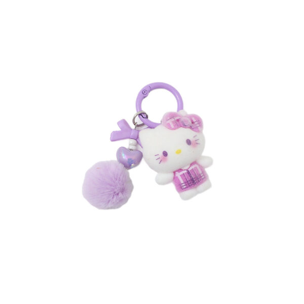 Wholesale PVC Flocked 3D Cartoon Phone Chain Pendant DIY Bag Keychain for Everyday Use OLY Exclusive