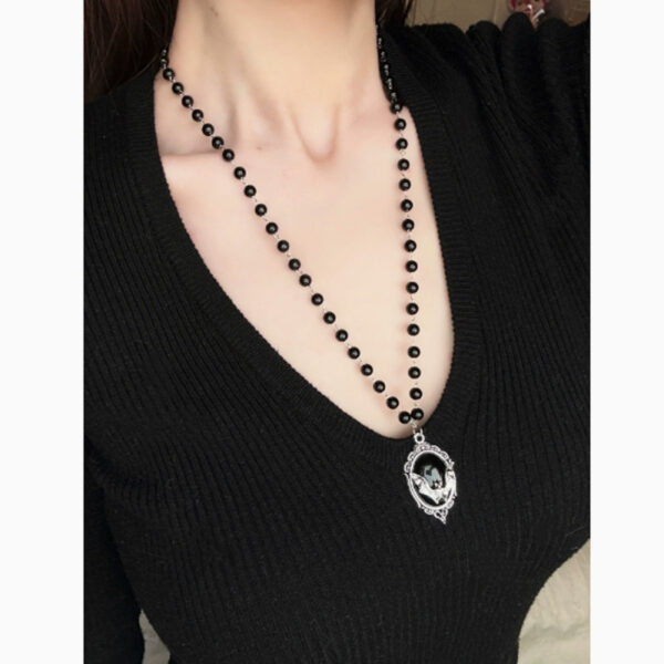Wholesale Metal Layering Cross Pendant Necklace for Women Gothic Y2K Style Jewelry Accessory