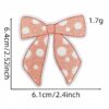 oly-ab362c0977cdbfa29a704db8c010d256 Wholesale Embroidered Sweet Pink Bow Patch - Trendy Fashion Accessory for Bags and DIY