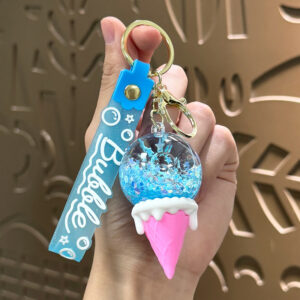 Oil soaked bubble ice cream-blue / Single opp bag packaging