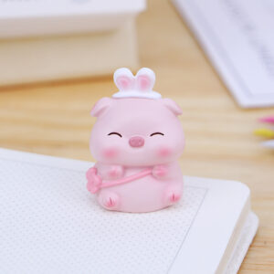 002B Mini Rabbit Pig Ornaments / Authentic copyright