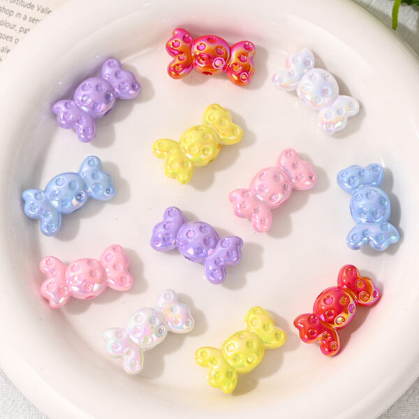 oly-ab5cd84be5bd9cb34904915fd7cd2465 Wholesale Trendy Acrylic Loose Beads for DIY Phone Chain Jewelry Making Mixed Colors UV Plating, Resale or Gift