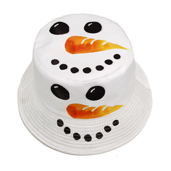 oly-ab729679087ed3de2eb2b13b8586dab0 Wholesale Christmas Snowman Pattern Fisherman Hat Sunscreen Fashion Accessory for Gift Boutique Resale