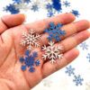 Wholesale Snowflake Confetti 120pcs Christmas Party Decorative Accent