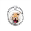 oly-ab874b2c383e7d77cf0e4c0b33812324 Wholesale Tiger Head Glass Pendant Keychain Metal Key Ring Car Key Accessory Gift Boutique Resale