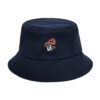 Wholesale Fashion Three Mushroom Embroidered Bucket Hat for Sun Protection Chic Accessory for Resale