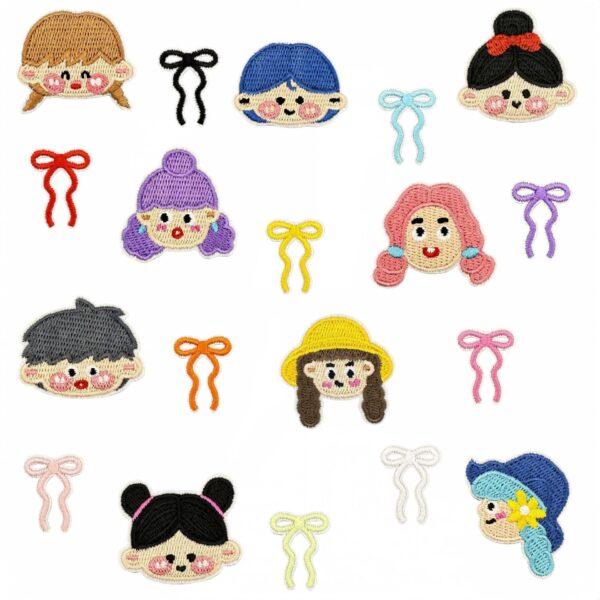 oly-ab8df69aac276d700b87ac7316545dd1 Wholesale Embroidered Bow Patch Decorative Accent for DIY Crafts Gift Resale
