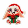Wholesale Christmas Embroidered Patches Set of 8 Cartoon Penguin Design for DIY Decoration Craft Supply