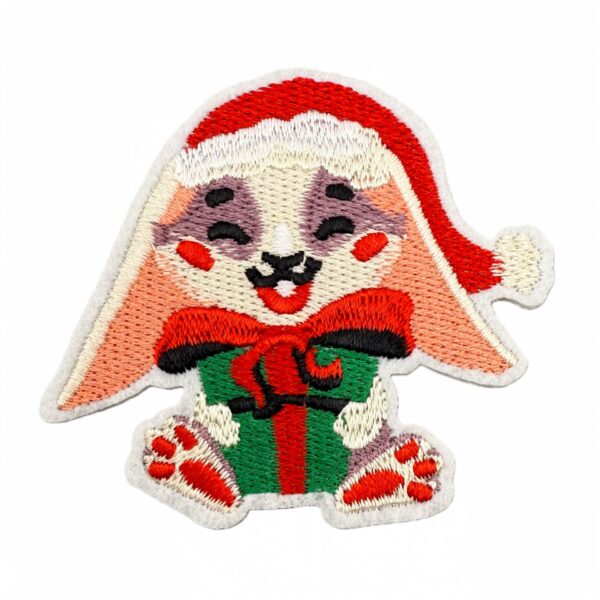 Wholesale Christmas Embroidered Patches Set of 8 Cartoon Penguin Design for DIY Decoration Craft Supply