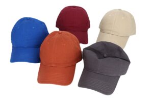 Wholesale Cotton Fashion Baseball Cap Soft Top Curved Brim Sun Protection Windproof Unisex Hat for Outdoor