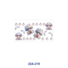 oly-abbfa3f9010f1992d2003b6ab72cc4b7 Wholesale 5pcs Fantasy Fairy Mushroom House Moon Star Butterfly Floral Crystal Watercolor Mixed Print 16oz Cup UV DTF Wraps