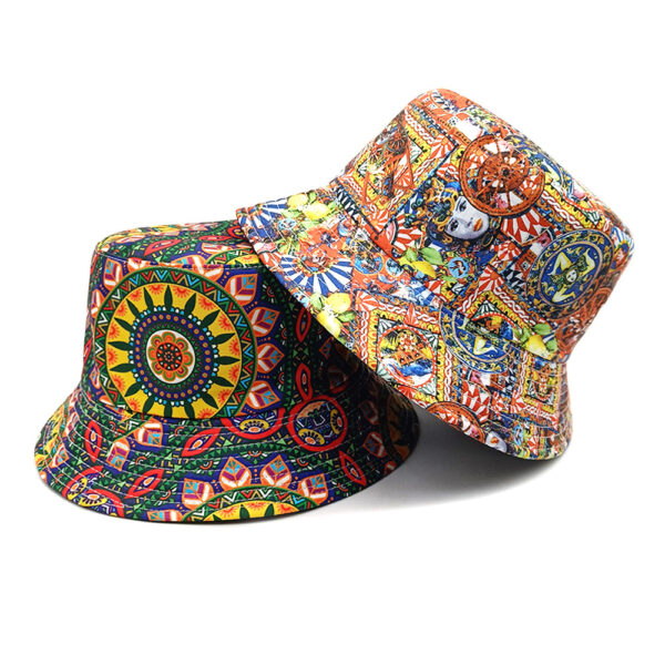 oly-abcefafe76af9f96beea197ac7de7fff Wholesale Bohemian Sunflower Double Sided Fisherman Hat Sun Protection Boutique Resale Hat