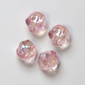 12-transparent powder / The size is about 12mm, the hole diameter is about 1.8mm (sold by piece)