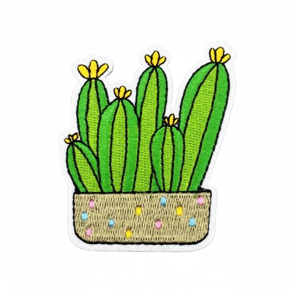 Wholesale Cactus Embroidered Patch Trendy Fashion Accessory for Bags Gift Boutique