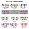 oly-abd2eb7311898a46062cb08b6dcdad26 Wholesale 8pcs Athletic Team Sign Pattern 3oz Cup Stickers Wrap OLY Exclusive
