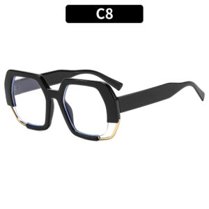 C8-black frame white film