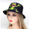 oly-abfa7d717c48514b19ded32061ad4ec3 Wholesale Trendy Frog Pattern Bucket Hat Sun Protection Unisex Outdoor Cap for Resale
