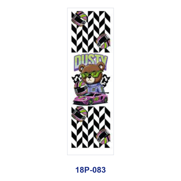 Wholesale 2/8/16pcs UV DTF Stickers Street Bear Pug Leopard Floral Race Car Print Pen and Bookmark Stickers