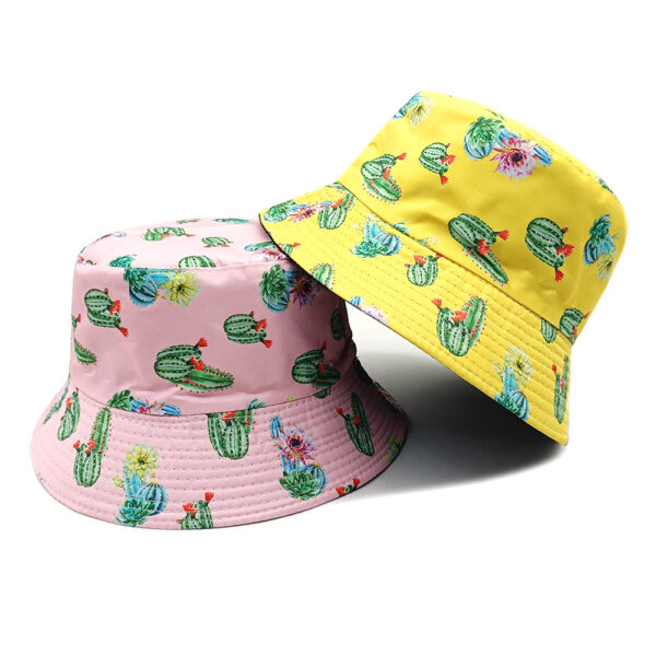 oly-ac17486708aa8ff0d4d9bded2d5d0c0f Wholesale Cactus Print Reversible Fisherman Hat Sun Hat for Men Women Summer Outdoor Fashion Accessory