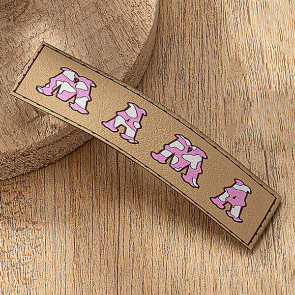 Wholesale Alloy Western Style MAMA Letter Print Hair Clip Fashion Accessory for Women Gift