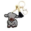 Wholesale Cartoon Highland Cow Rhinestone Keychain Fashion Decorative Accessory Gift for Resale