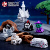Wholesale Resin Halloween Scary Skull Figurine, Boutique Home Decor Gift