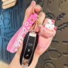 Wholesale Acrylic Milk Tea Cup Keychain with Oil and Beans - Cute Cartoon Design, Ideal for Birthday Gifts, Car Key Accessory and Bag Charm OLY Exclusive