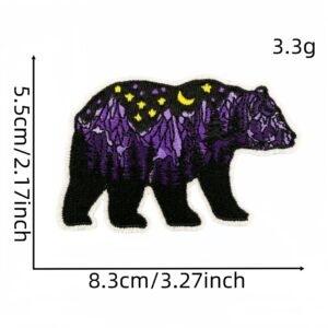 Scenery bear cloth sticker 13 #