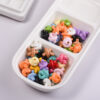 oly-ac81ce428cd20415f7b3c54bc5a2c2d7 Wholesale Acrylic Electroplated Loose Beads for DIY Phone Chain Keychain Colorful Cartoon Craft Supplies