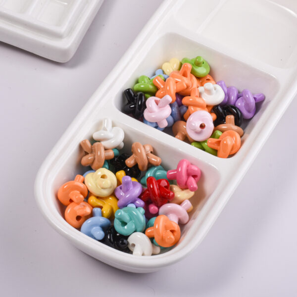 oly-ac81ce428cd20415f7b3c54bc5a2c2d7 Wholesale Acrylic Electroplated Loose Beads for DIY Phone Chain Keychain Colorful Cartoon Craft Supplies