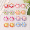 oly-ac823ab35ec134a075b86ce6ba5bb058 Wholesale Cute Flower Transparent Acrylic Beads for DIY Phone Chain Bag Charm Mixed Colors Fashion Accessories