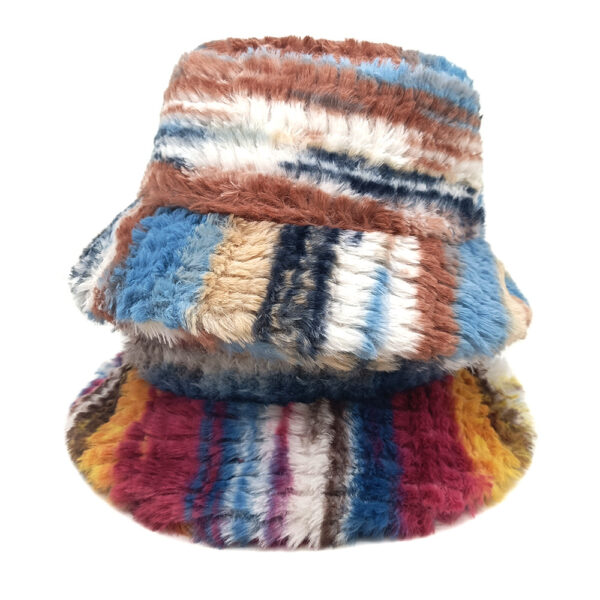 Wholesale Dopamine Tie Dye Gradient Bucket Hat Stylish Women's Fashion Accessory Gift