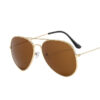 oly-ac9b7b72111e89619ebafb375255bec2 Wholesale Gold Frame Men's Retro Sunglasses Classic Round Driving Shades UV400