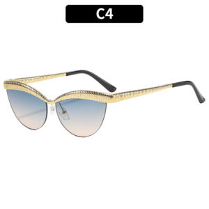 C4-gold frame with blue top and yellow bottom