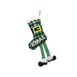 Christmas socks 04 green / 26*62cm