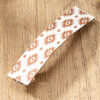 Wholesale Fashion PU Leather Western Print Hair Clip Alloy Electroplating Hair Accessory for Women Gift