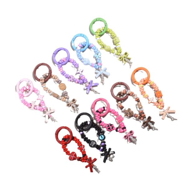 Wholesale Pendant with Peanut Beads Car Key Accessory Bag Charm for Resale