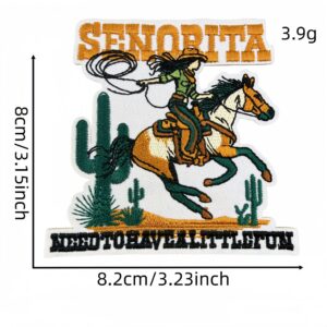 Cowboy girl cloth sticker 13 #