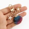 Wholesale Natural Shell Asymmetric Keychain Pendant Trendy Fashion Accessory