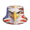 oly-acd717487167e521c23688f05870aa77 Wholesale Stylish Double Sided Digital Print Fisherman Hat Eagle Flag Pattern Sunscreen Outdoor Casual Boutique Resale