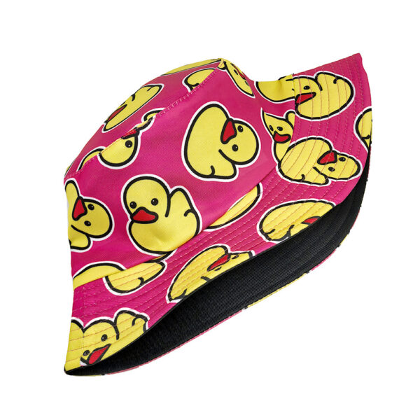 Wholesale Little Yellow Duck Pattern Bucket Hat Stylish Sun Protection Hat for Women Casual Daily Wear