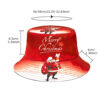 Wholesale Christmas Reversible Bucket Hat Sun Protection Fashion Accessory